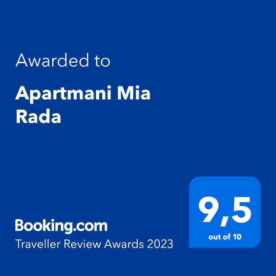 Apartmani Mia Rada Budva Eksteriør bilde